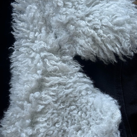 NWOT Show Me Your MuMu Karson Denim Jacket Washed Black Size Medium - Picture 6 of 9